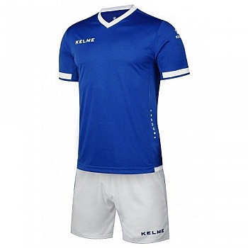 Комплект футбольной формы Kelme ALAVES сине-белый к/р K15Z212.9409