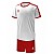 Комплект футбольной формы Kelme COLLEGUE бело-красный детский к/р