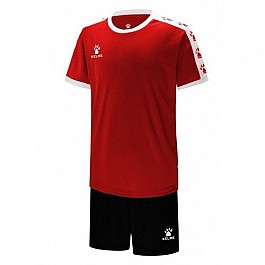 Комплект футбольної форми Kelme COLLEGUE червоно-білий дитячий к/р