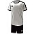 Комплект футбольной формы Kelme COLLEGUE черно-белый детский к/р