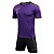 Комплект футбольной формы Kelme SEGOVIA JR детский фиолетово-черный