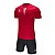 Комплект футбольної форми Kelme VALENCIA JR червоно-білий
