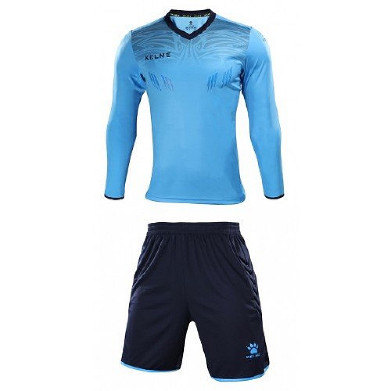 Комплект воротарської форми Kelme ZAMORA блакитно-темно-синій д/р фото товару