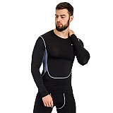 Футболка компрессионная LS Europaw PRO черно-серая [L] фото товара
