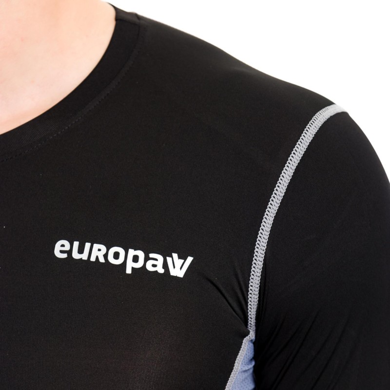 Футболка компрессионная LS Europaw PRO черно-серая [L] фото товара