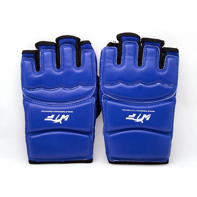 Накладки (перчатки) для тхэквондо синие [XL] фото товара