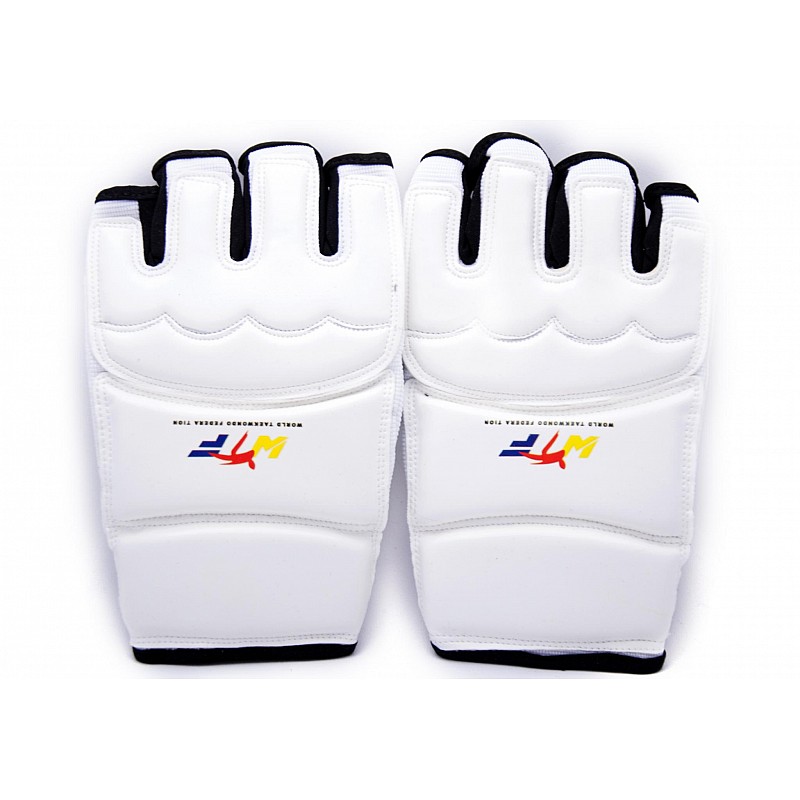Накладки (перчатки) для тхэквондо белые [XL] фото товару
