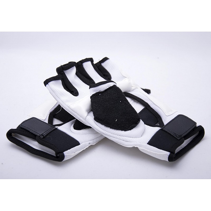 Накладки (перчатки) для тхэквондо белые [XL] фото товара