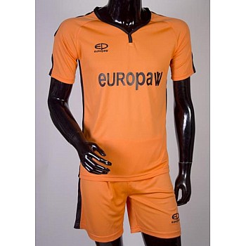 Футбольная форма Europaw 009 оранжево-черная [XS]