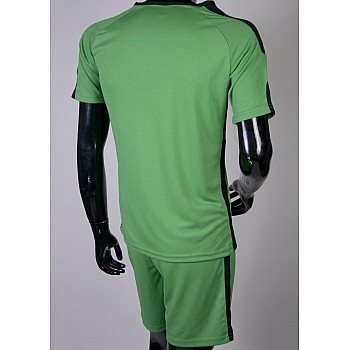 Футбольная форма Europaw 009 зелено-черная [XL]