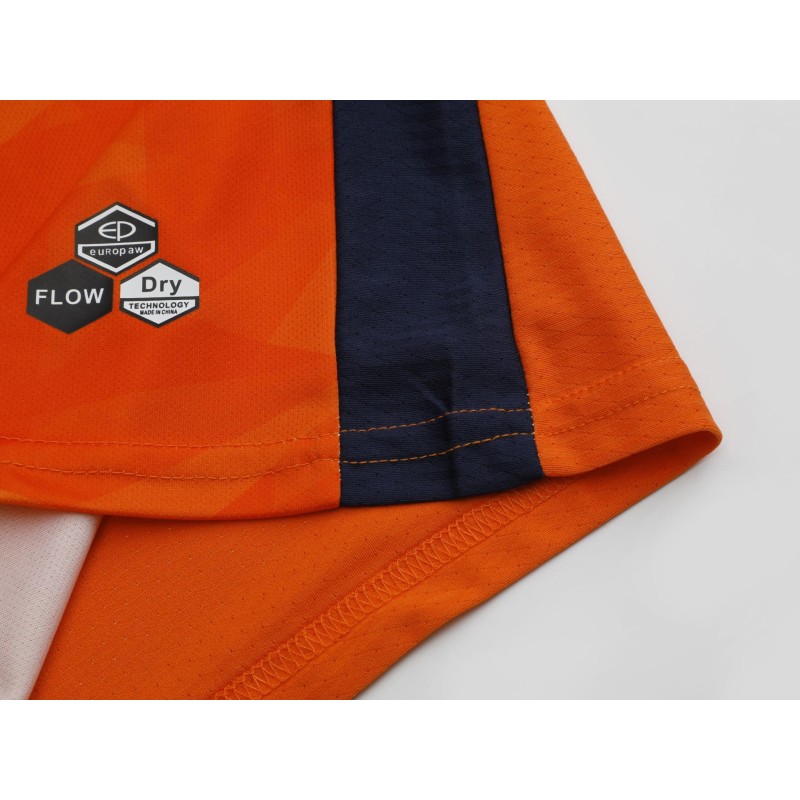 Футбольная форма Europaw 025 оранжево-т.синяя [XL] фото товару