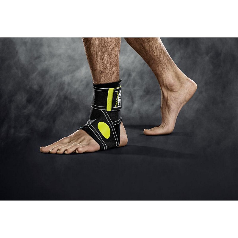 Бандаж на голеностоп SELECT Ankle support 2-parts  чорний, M фото товара