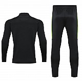Спортивний костюм Europaw Limber Up 2101 Short zipper чорно-салатовий [XS] фото товару