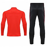 Спортивний костюм Europaw Limber Up 2101 Short zipper чорно-червоний [XS] фото товару