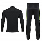 Спортивный костюм для детей Europaw Limber Up Kid 2101 Long zipper чёрно-салатовый [4XS] фото товара