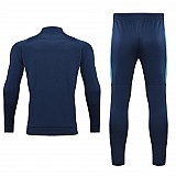 Спортивний костюм для дітей Europaw Limber Up Kid 2101 Long zipper темно-синьо-блакитний [4XS] фото товару