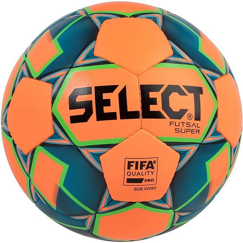 Мяч футзальный Select Futsal Super FIFA NEW оранж/син [№4] фото товара