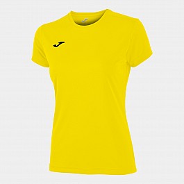 Футболка женская Combi желтая с коротким рукавом XS
