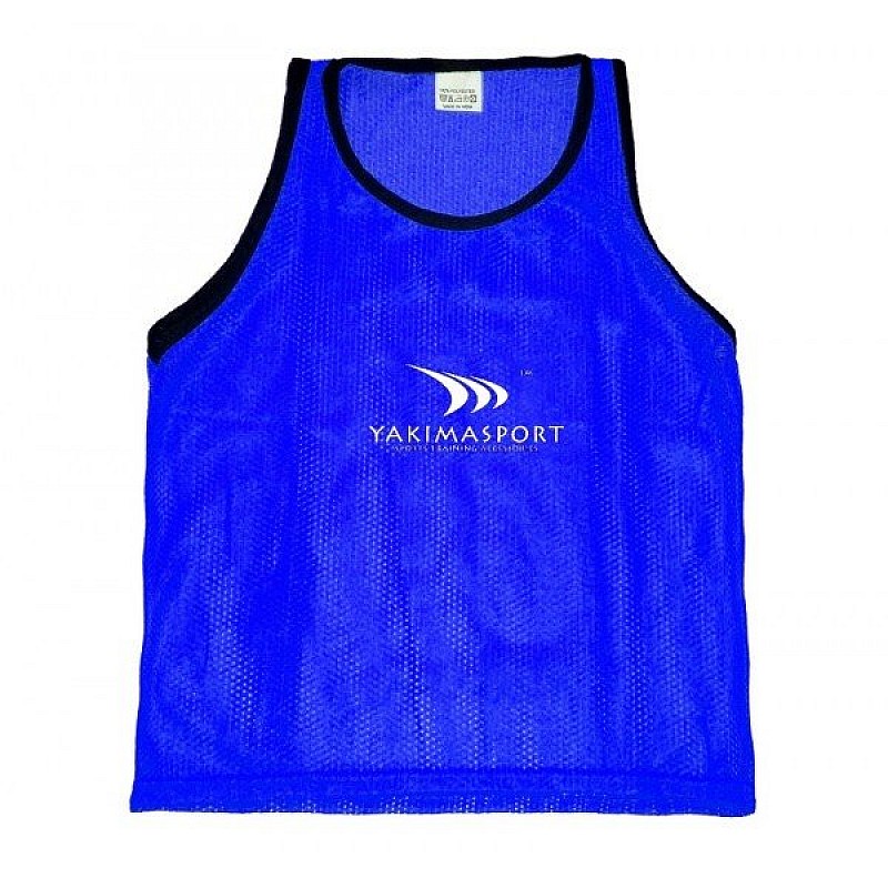 Манишка Yakimasport тренировочная юниорская синяя 100018J