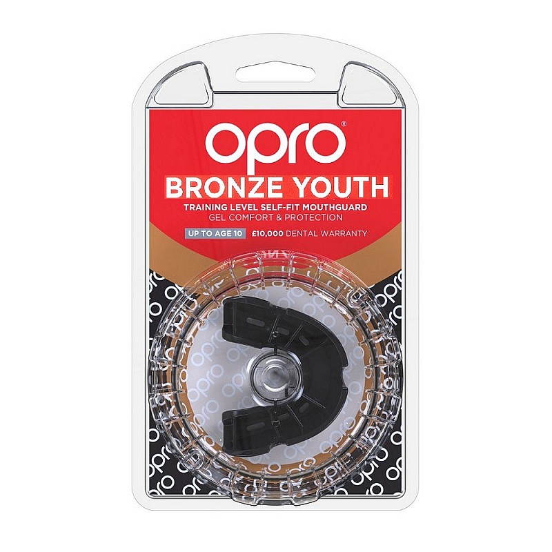 Капа OPRO Junior Bronze Black (art.002185001)