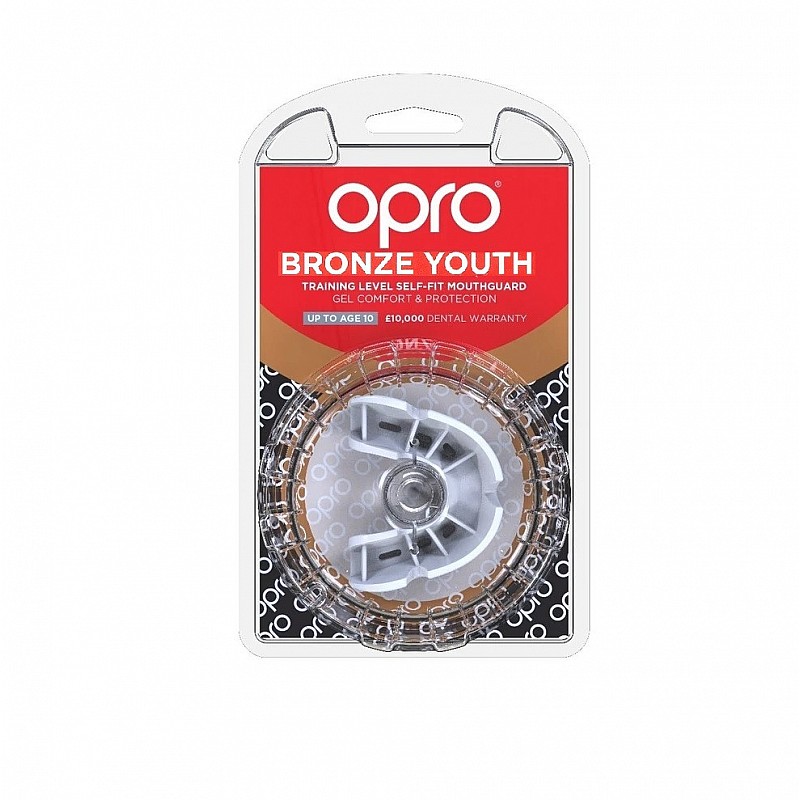 Капа OPRO Junior Bronze White (art.002185006)