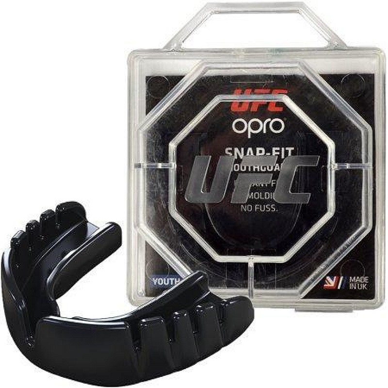 Капа OPRO Snap-Fit UFC Hologram Black (art.002257001)