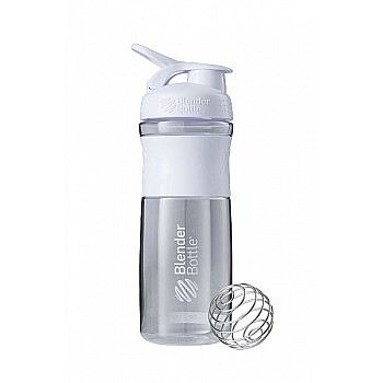 Спортивная бутылка-шейкер BlenderBottle SportMixer 28oz / 820ml White (ORIGINAL)