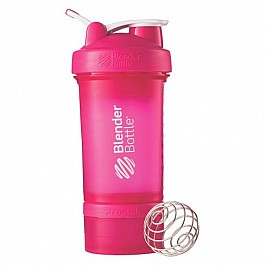 Шейкер спортивный BlenderBottle ProStak с шариком 650 мл Розовый