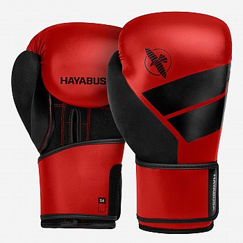 Боксерские перчатки Hayabusa S4 - Красные 12oz