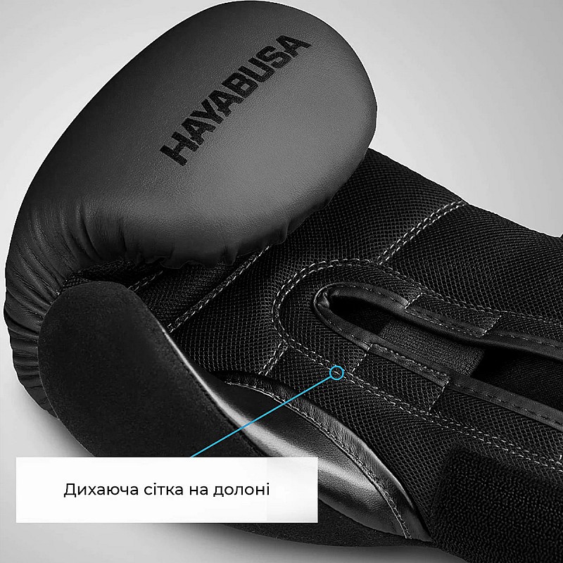 Боксерские перчатки Hayabusa S4 - Серые 14oz (Original) Кожа