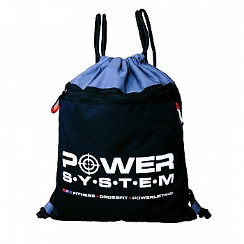 Рюкзак спортивный Power System PS-7011 Gym Sack Alpha Blak/Grey - фото 2