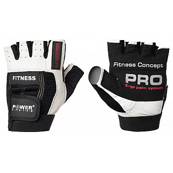 Перчатки для фитнеса и тяжелой атлетики Power System Fitness PS-2300 Black/White XL