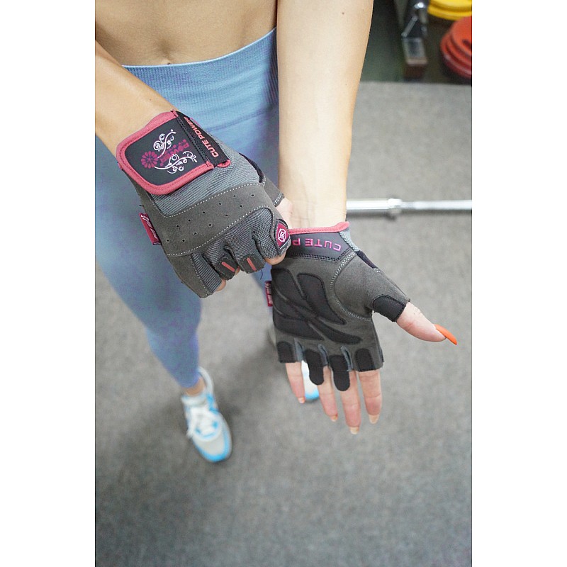 Перчатки для фитнеса и тяжелой атлетики Power System Cute Power PS-2560 женские Pink S
