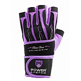 Перчатки для фитнеса и тяжелой атлетики Power System Fitness Chica женские PS-2710 Purple XS