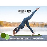 Коврик для йоги и фитнеса Power System Yoga Mat Premium PS-4060 Green