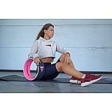 Йога колесо для фитнеса и аэробики Power System Yoga Wheel Pro PS-4085 Black/Pink