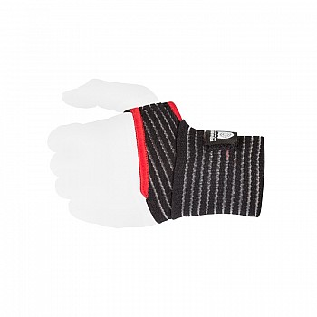 Кистевые бинты Power System Elastic Wrist Support PS-6000 Black/Red