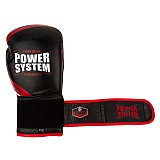 Боксерские перчатки PowerSystem PS 5005 Challenger Black/Red 14 унций