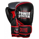 Боксерские перчатки PowerSystem PS 5005 Challenger Black/Red 14 унций