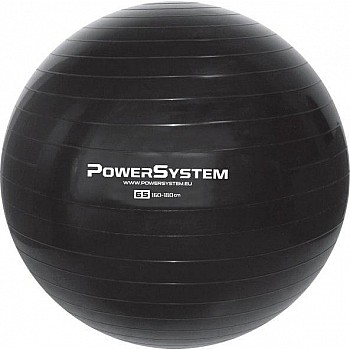 Мяч для фитнеса и гимнастики Power System PS-4012 Pro Gymball 65 cm Black
