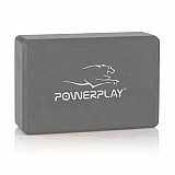 Блок для йоги PowerPlay 4006 Yoga Brick Серый