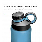 Бутылка для воды CASNO 1000 мл KXN-1236 Голубая