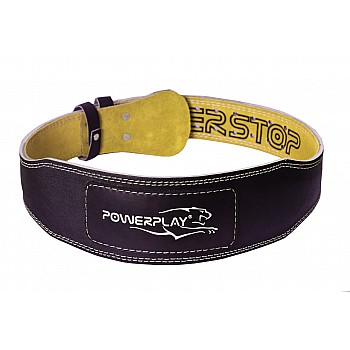 Пояс для важкої атлетики PowerPlay 5085 Чорно-Жовтий XL