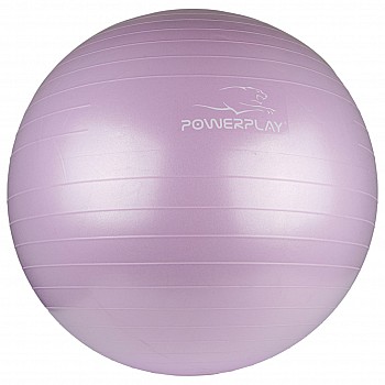 М'яч для фітнесу PowerPlay 4001 65см Ліловий + насос - фото 2