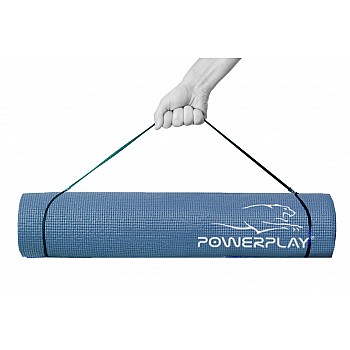 Коврик для йоги и фитнеса PowerPlay 4010 (173*61* 0.6) Cиний