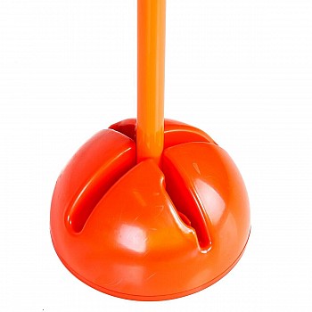 Стойка дриблинг с базой для помещения (оранжевая)