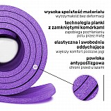 Килимок для йоги та фітнесу + чохол 4yourhealth Fitness Yoga Mat 0095 (180*61*1см) Фіолетовий