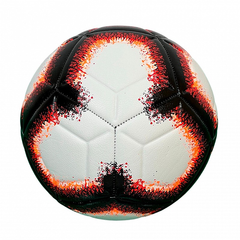 Мяч футбольный Europaw AFB черный-красный [№5]