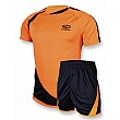 Футбольная форма Europaw 002 оранжево-черная 