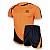  Футбольна форма Europaw 002 помаранчево-чорна 